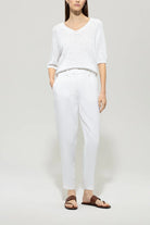 Luisa Cerano Women's Tailored Linen Blend Pants