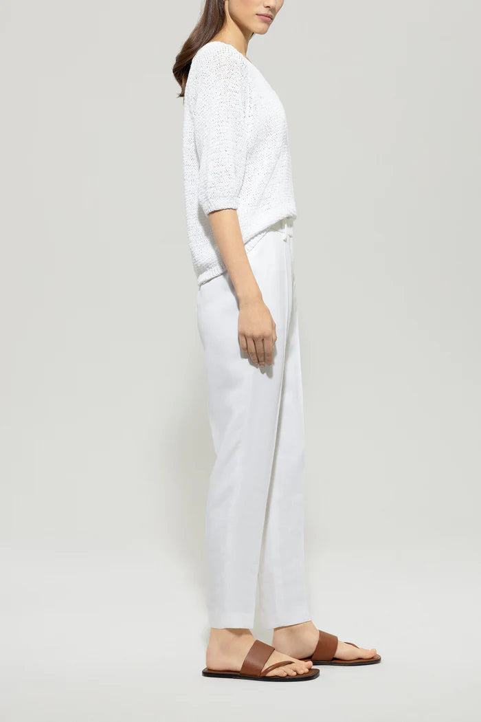 Luisa Cerano Women's Tailored Linen Blend Pants