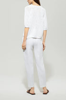 Luisa Cerano Women's Tailored Linen Blend Pants