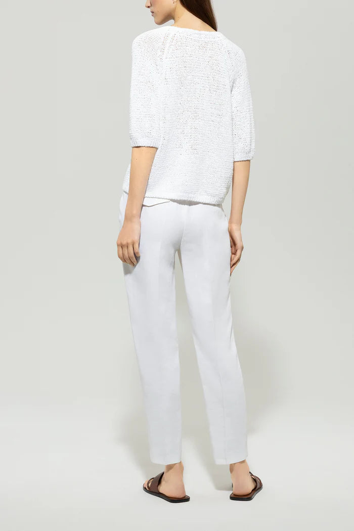 Luisa Cerano Women's Tailored Linen Blend Pants