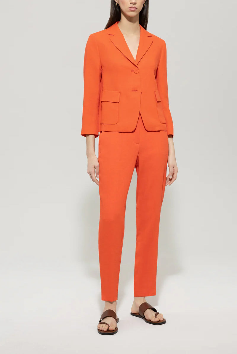 Luisa Cerano Women's Tailored Linen Blend Pants