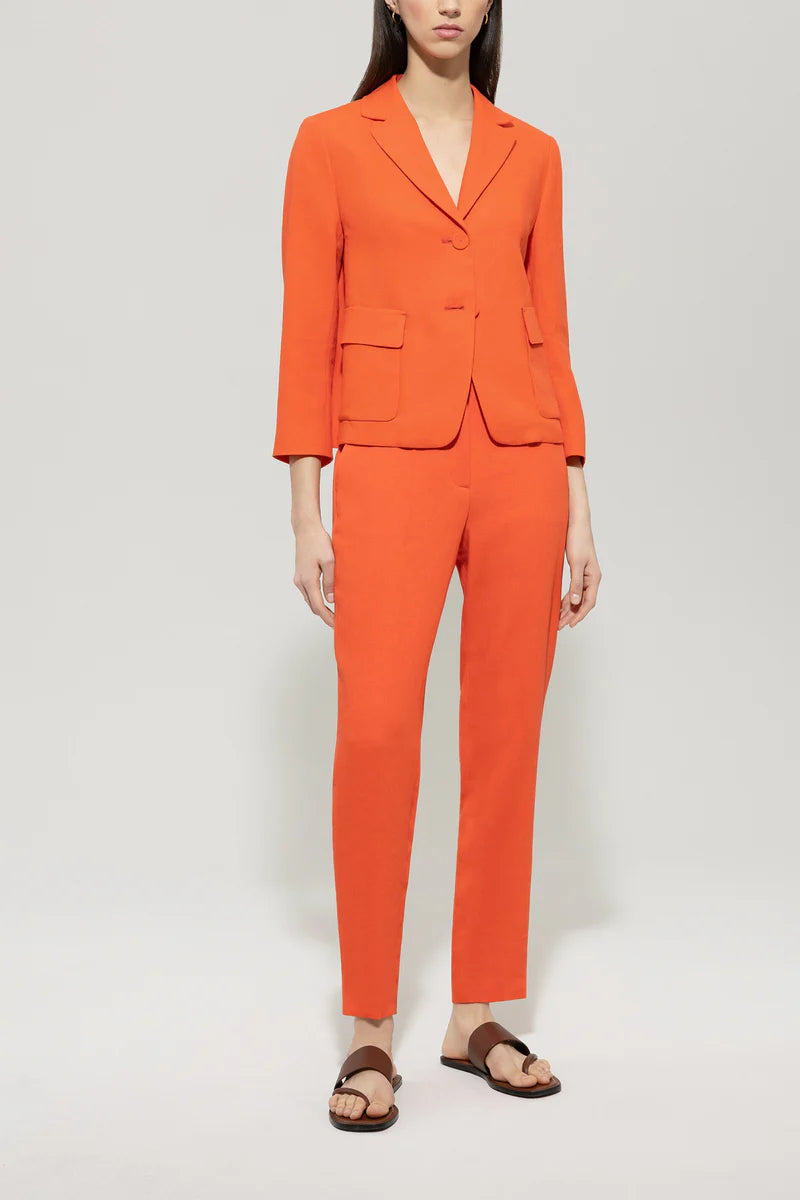 Luisa Cerano Women's Tailored Linen Blend Pants