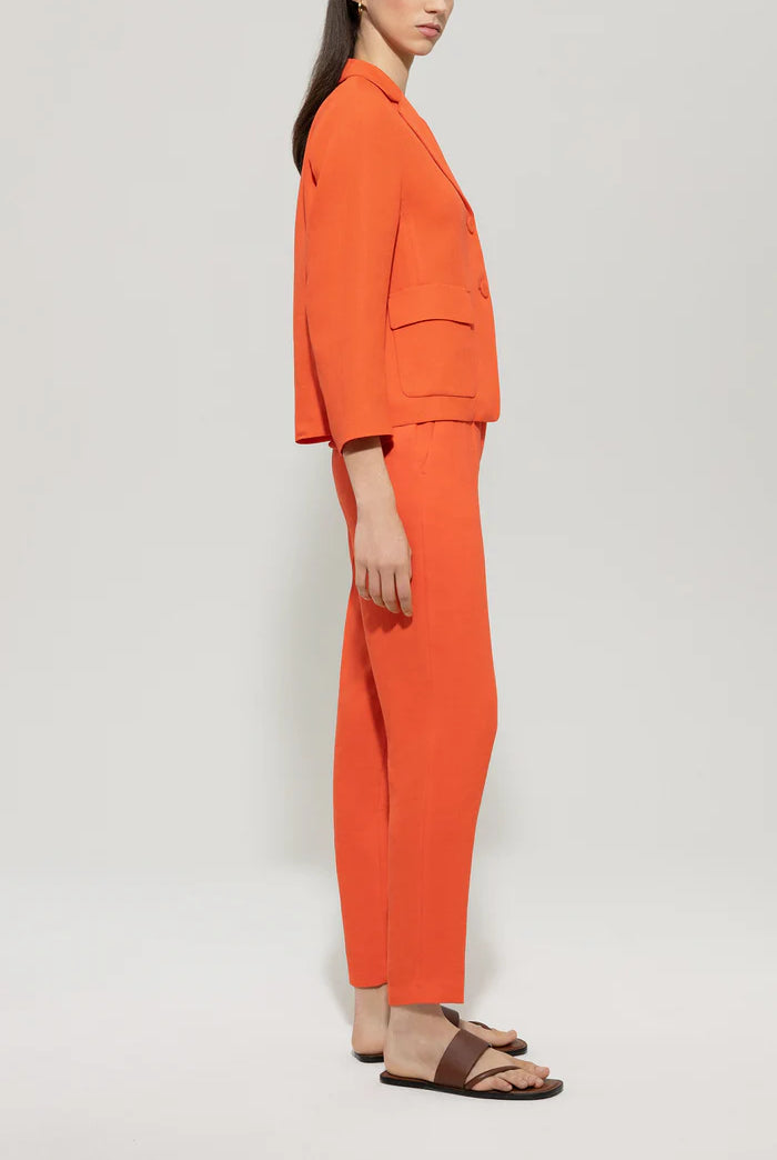 Luisa Cerano Women's Tailored Linen Blend Pants