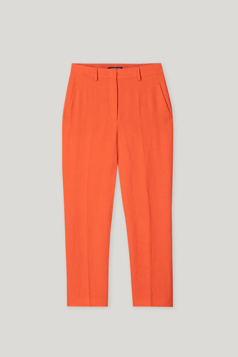 Luisa Cerano Women's Tailored Linen Blend Pants