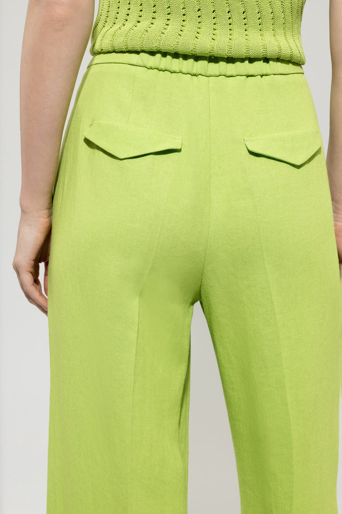 Luisa Cerano Women's Wide-Leg Linen Pants