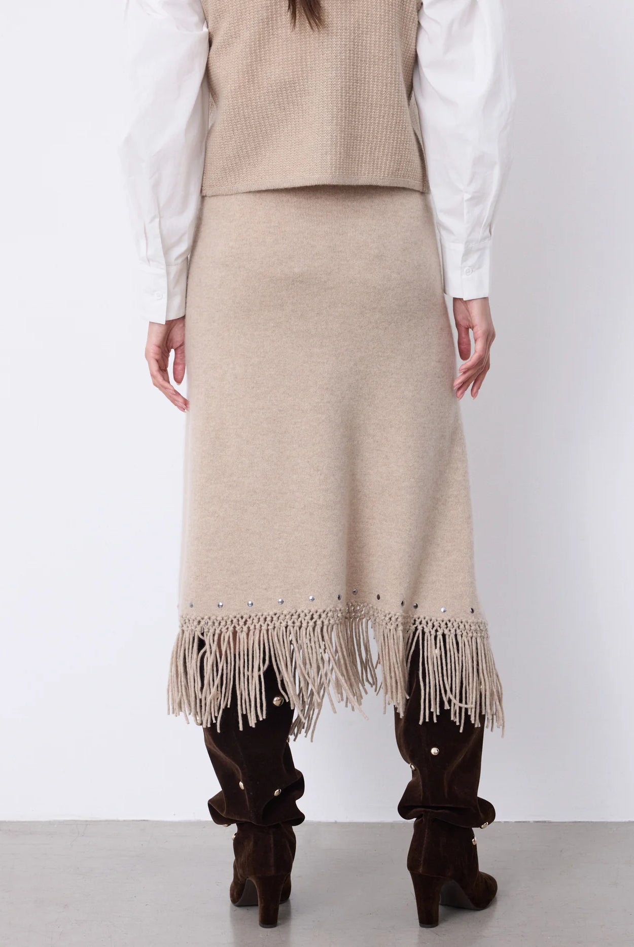 NOTSHY Women's Rima Cashmere Skirt