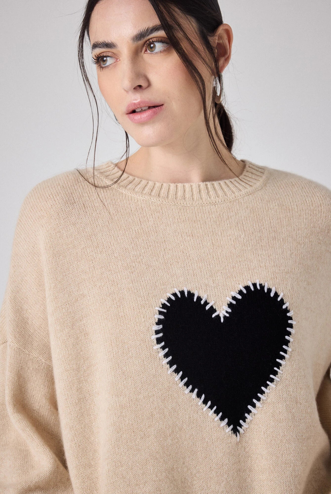Not Shy Women's Robbie Cashmere Pullover