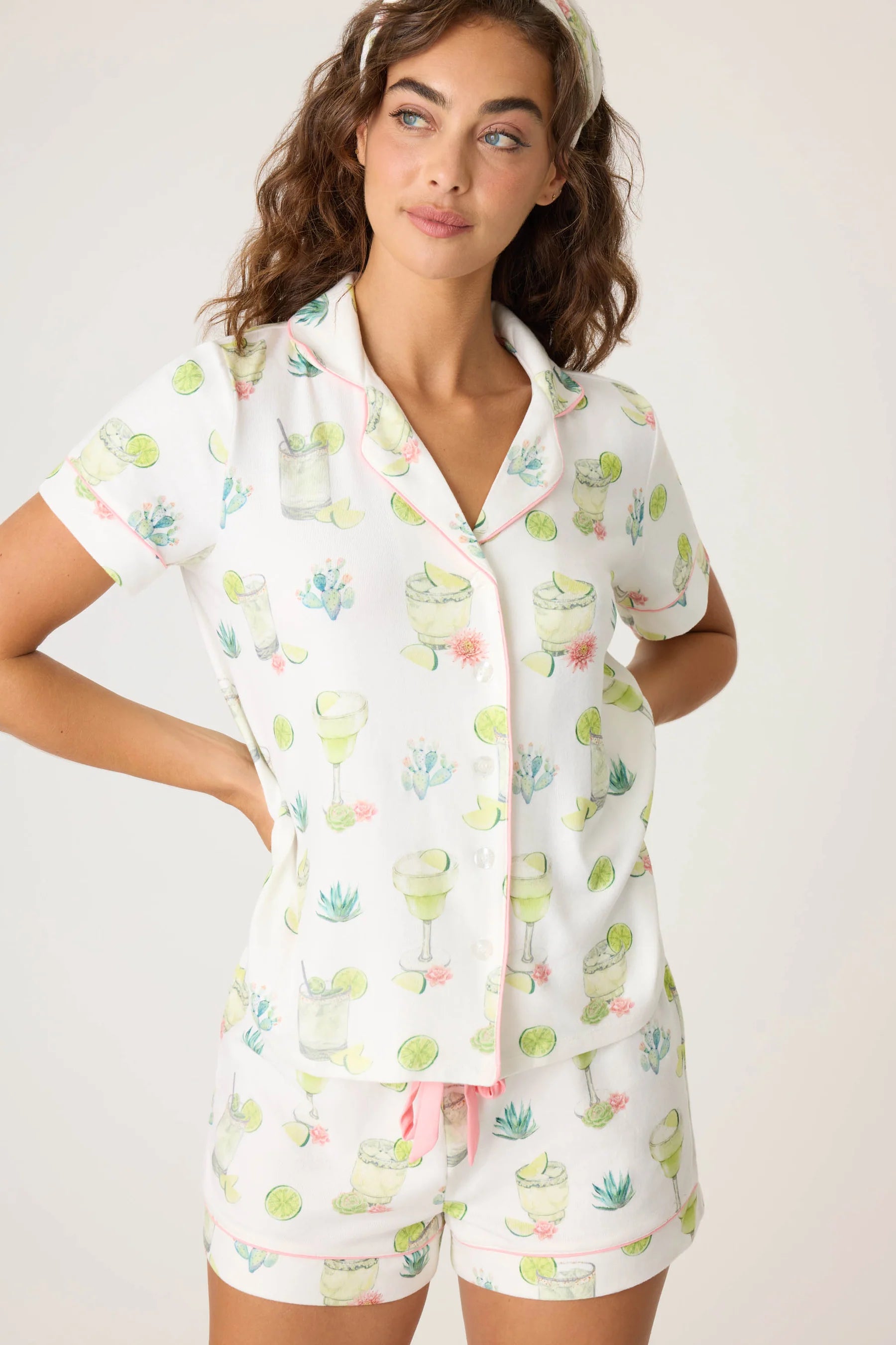 PJ Salvage Women's Limes & Sunshine PJ Set