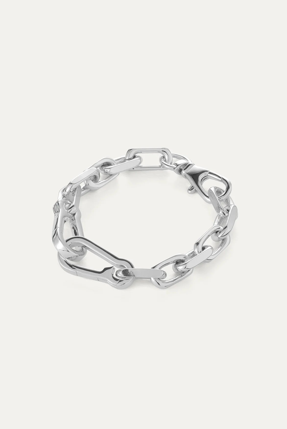 Jenny Bird Women's Padlock Heart Chain Bracelet