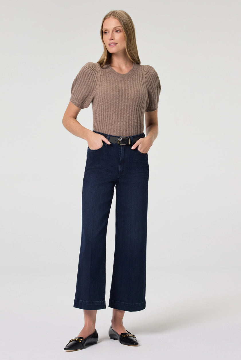 Paige Women's Anessa Bespoke Wide Leg Jean