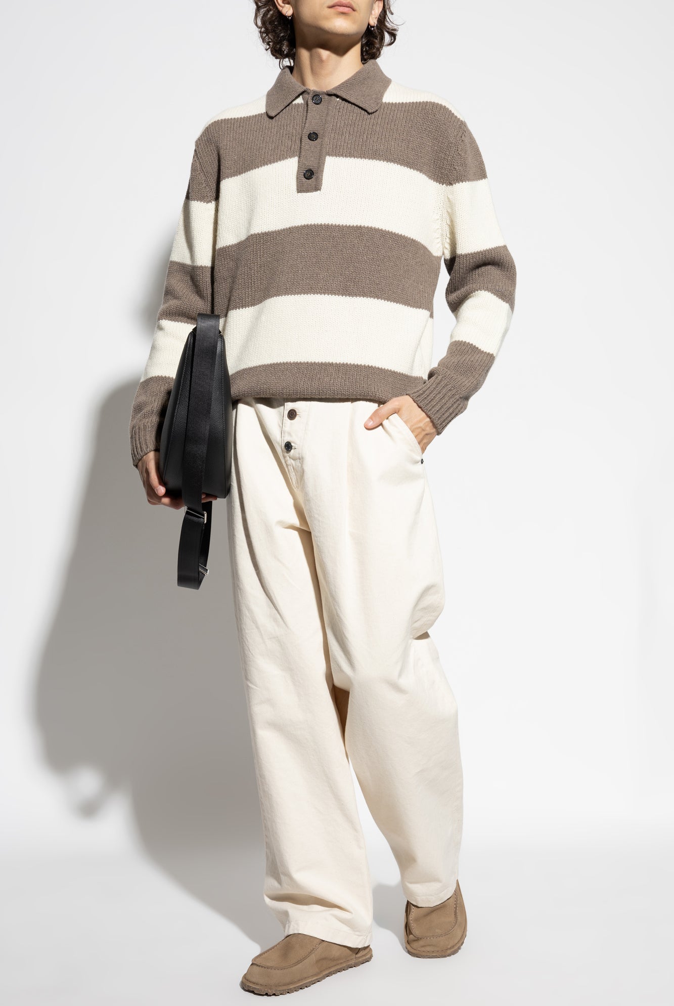 Paul & Shark Men's Wool Polo Sweater