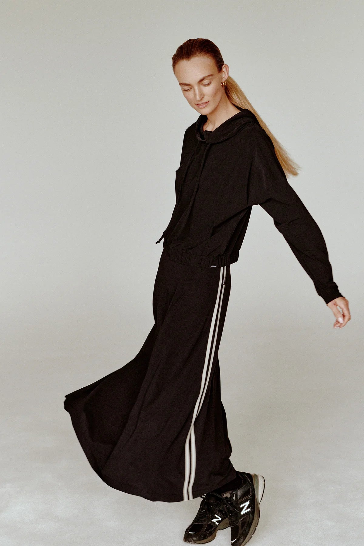 Penn & Ink Women's Anna Striped Skirt