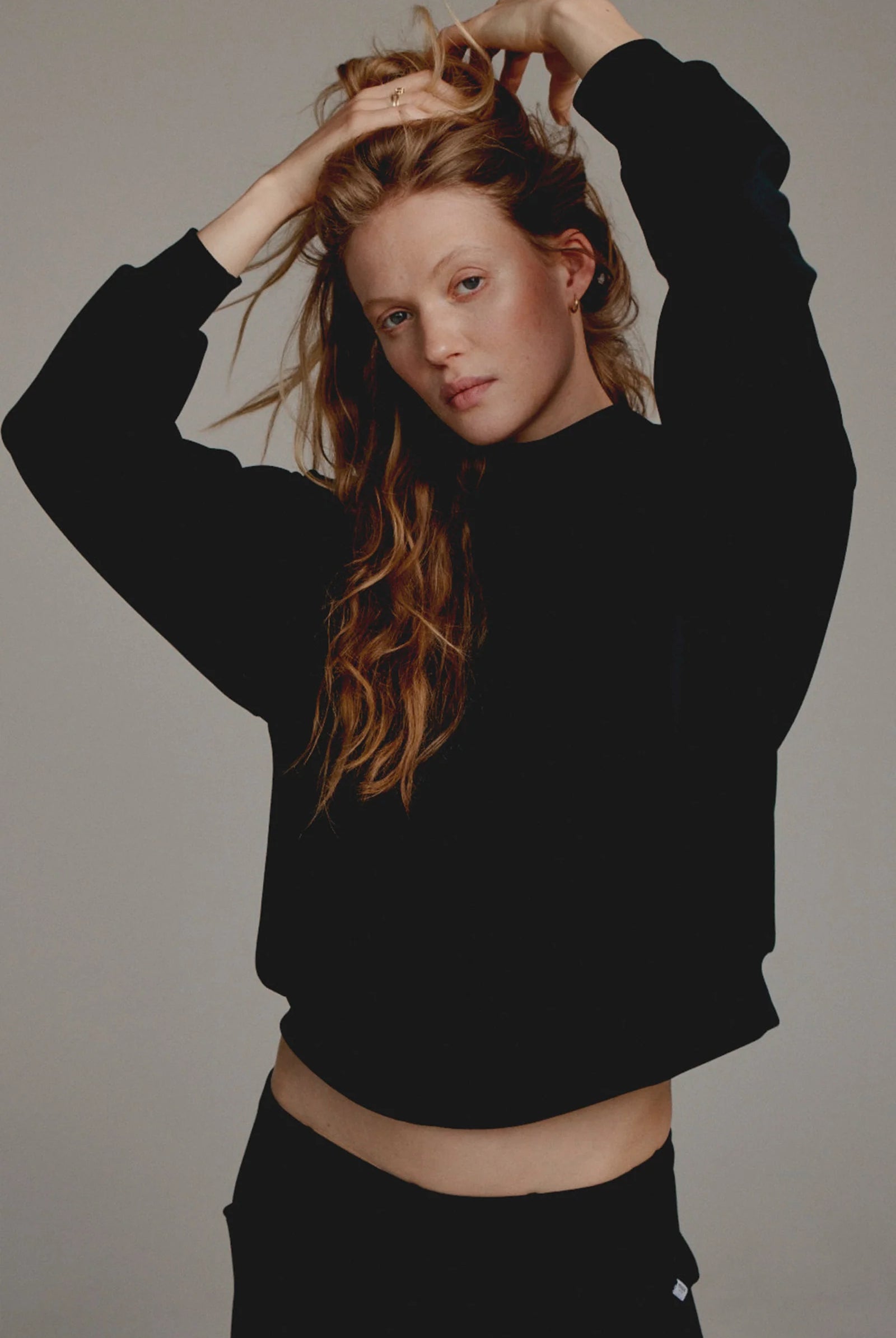 Penn & Ink Women's Black Mock Neck Sweater