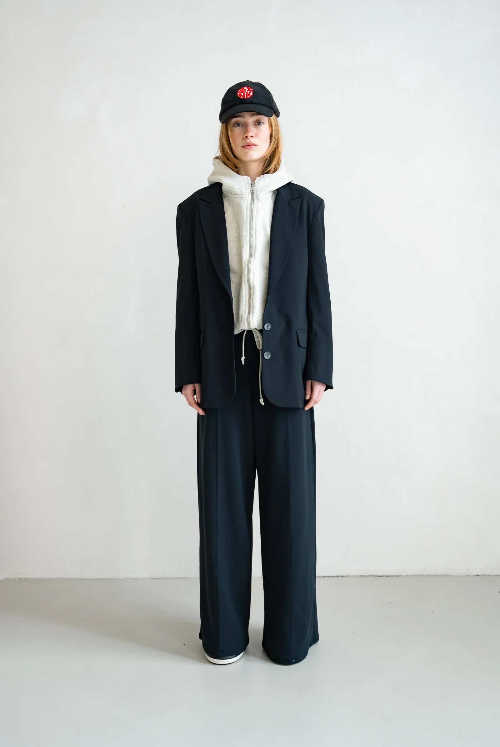 Penn & Ink Women's Black Trouser Pants