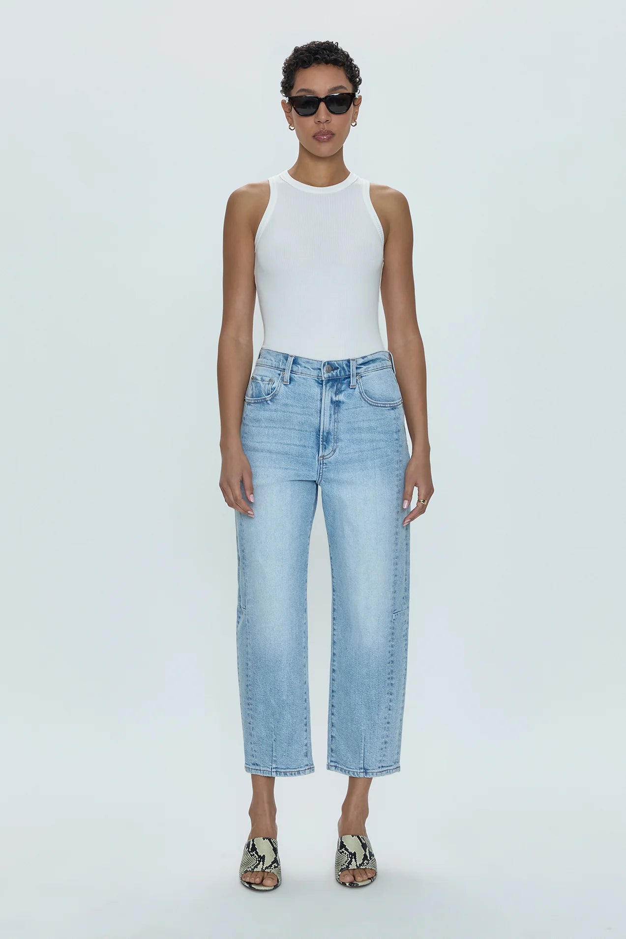 Pistola Women's Eli High Rise Barrel Jean
