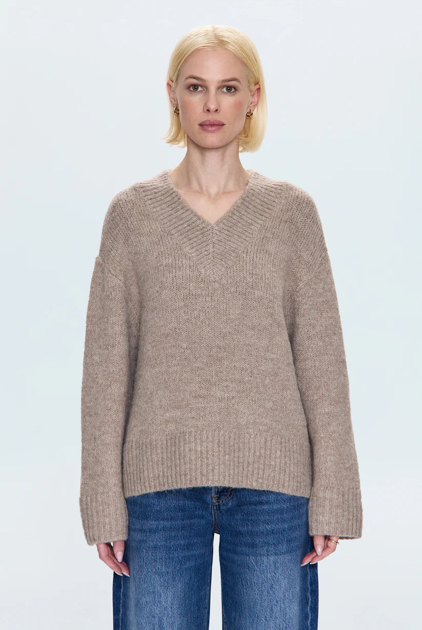 Pistola Women's Talia Chunky V-Neck Sweater