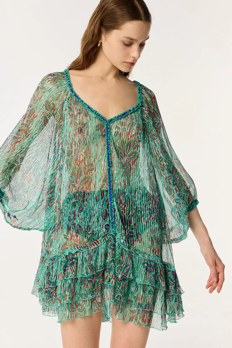 Poupette St Barth Women's Nava Poncho – Channers