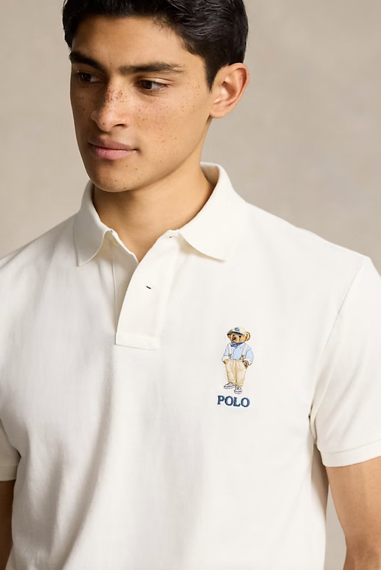 Ralph Lauren Men's Classic Fit Polo Bear Mesh Polo Shirt