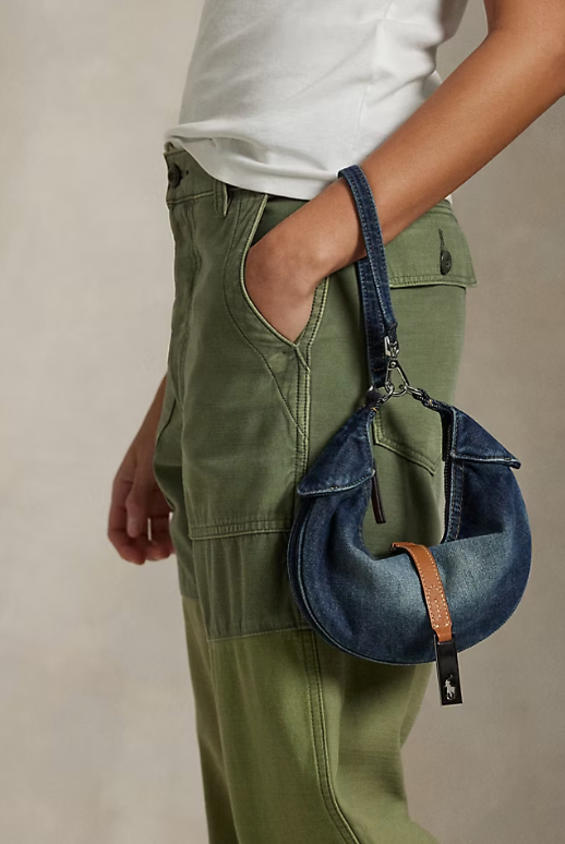 Ralph Lauren Women's Polo ID Denim Mini Shoulder Bag
