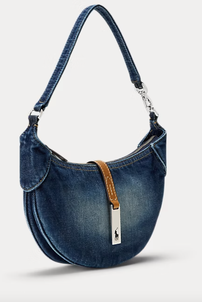 Ralph Lauren Women's Polo ID Denim Mini Shoulder Bag