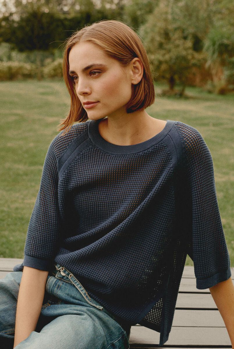 Repeat Women's Ajour Sweater