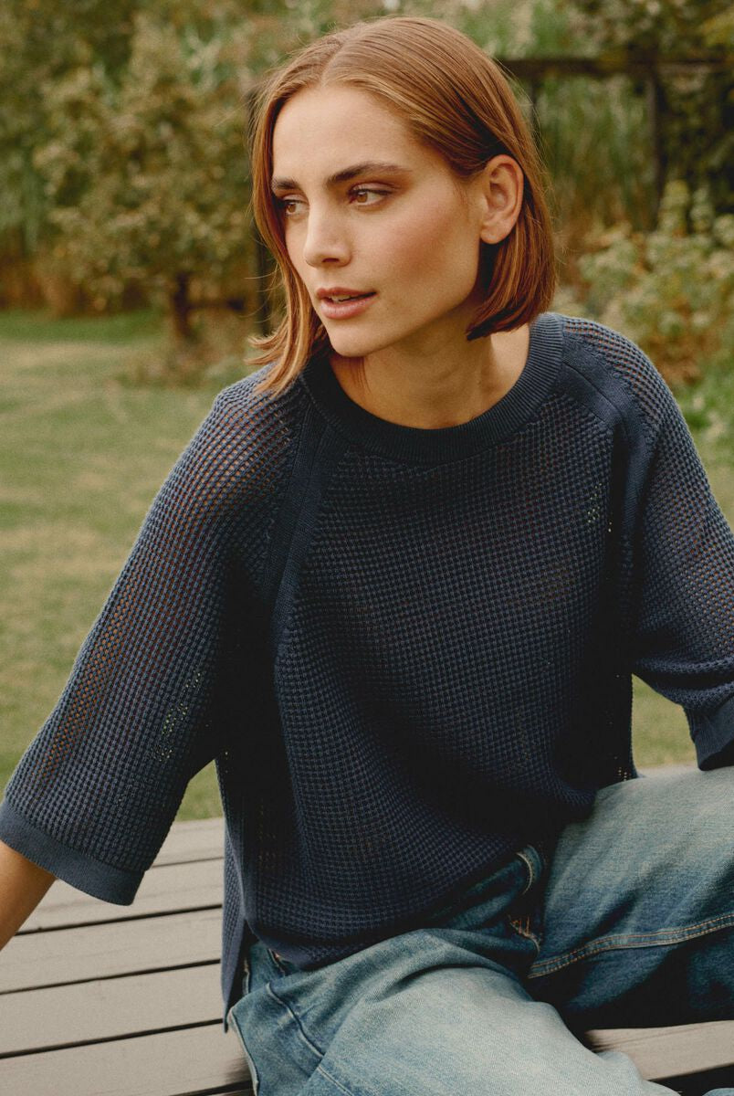 Repeat Women's Ajour Sweater