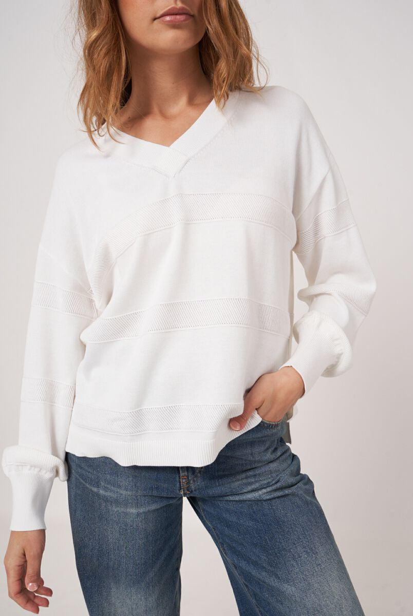 Repeat Women's V-Neck Sweater