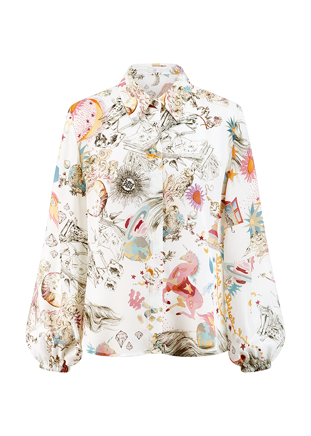 Riani Women's Blouse with Dreamscape Print
