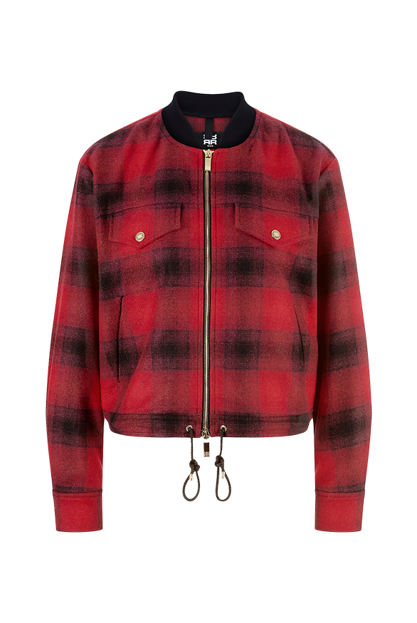 Riani Women's Blouson in Lumberjack Check Jacket