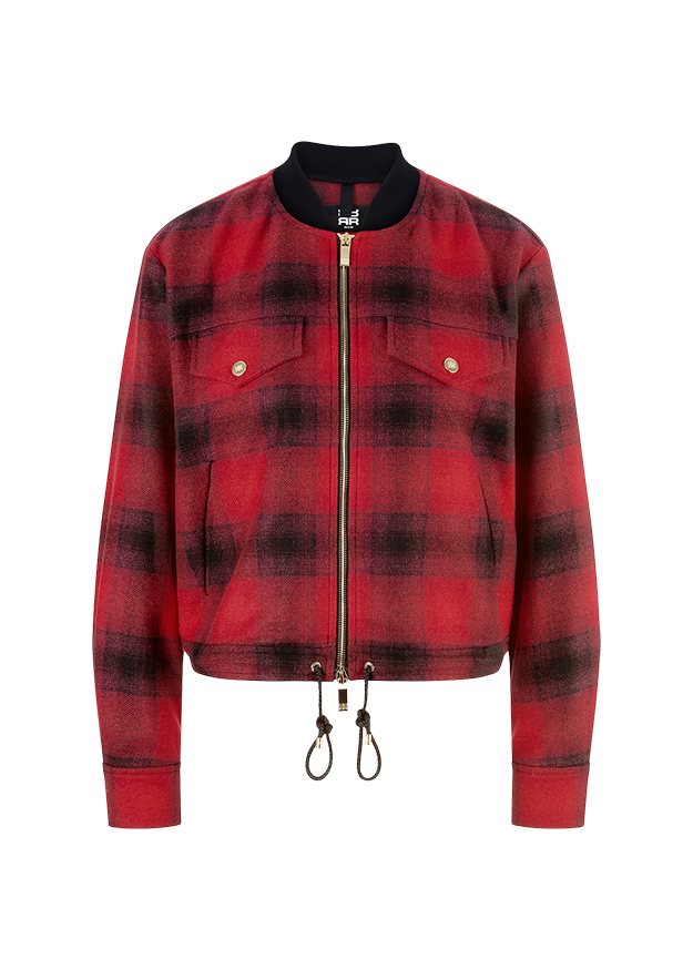 Riani Women's Blouson in Lumberjack Check Jacket