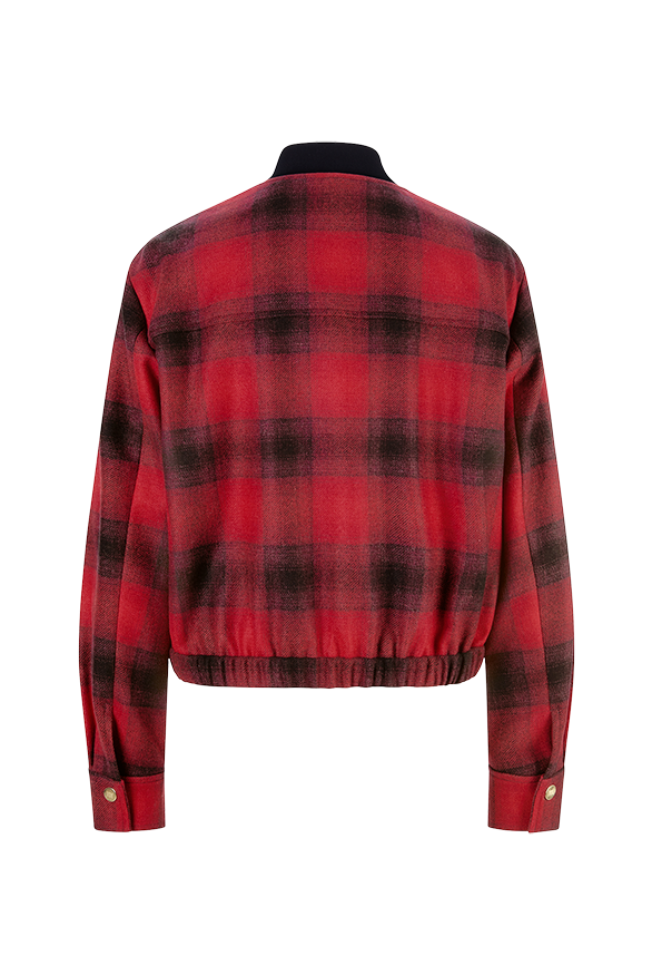 Riani Women's Blouson in Lumberjack Check Jacket