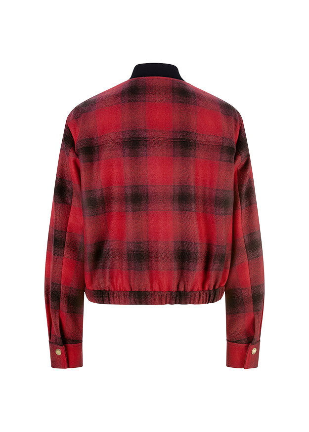Riani Women's Blouson in Lumberjack Check Jacket