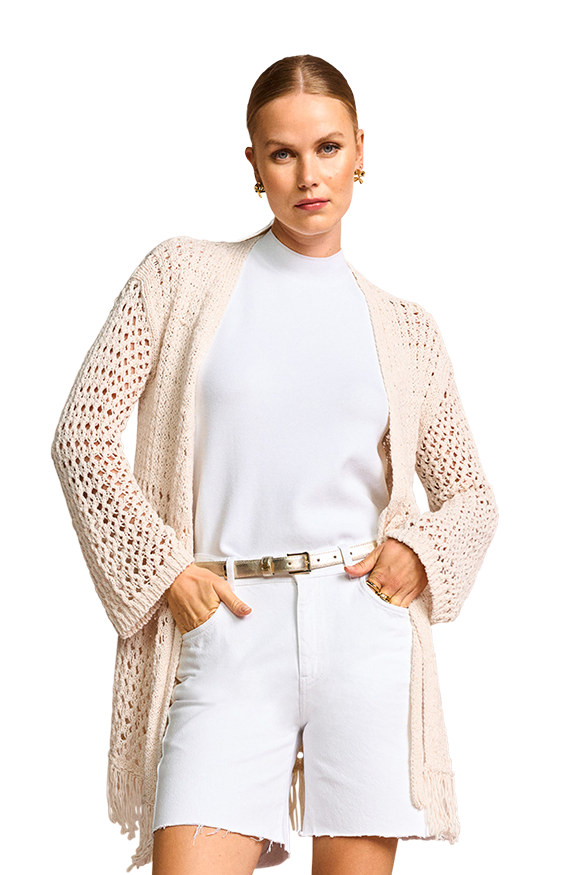 Riani Women's Cardigan with Fringes