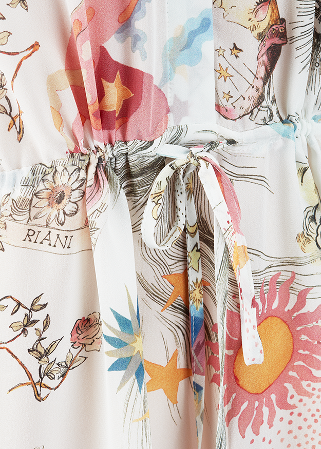 Riani Women's Maxi Dress with Dreamscape Print