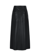 Riani Women's Maxi Skirt in Lamb Nappa