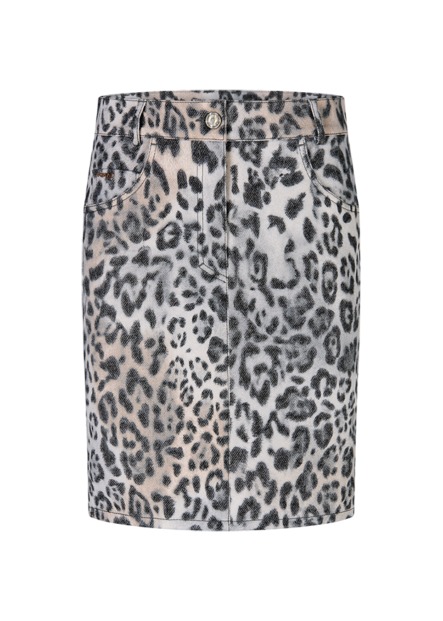 Riani Women's Mini Skirt with Leo Print