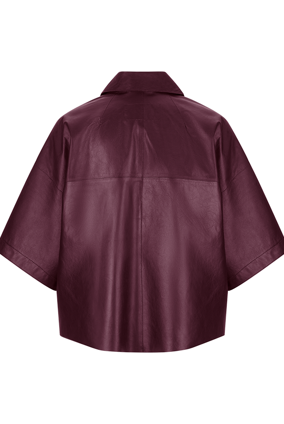 Riani Women's Shirt jacket in Lamb Nappa