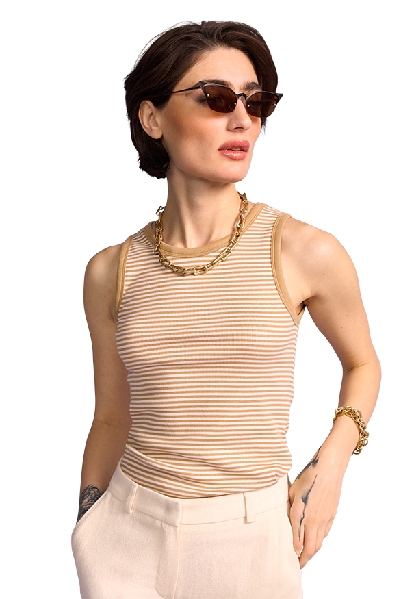 Riani Women's Tank Top with Stripes