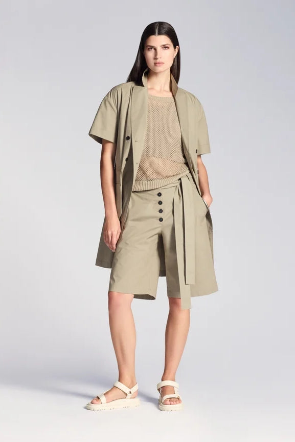 Sarah Pacini Women's Knee-Length Urban Safari Dress