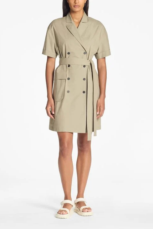 Sarah Pacini Women's Knee-Length Urban Safari Dress
