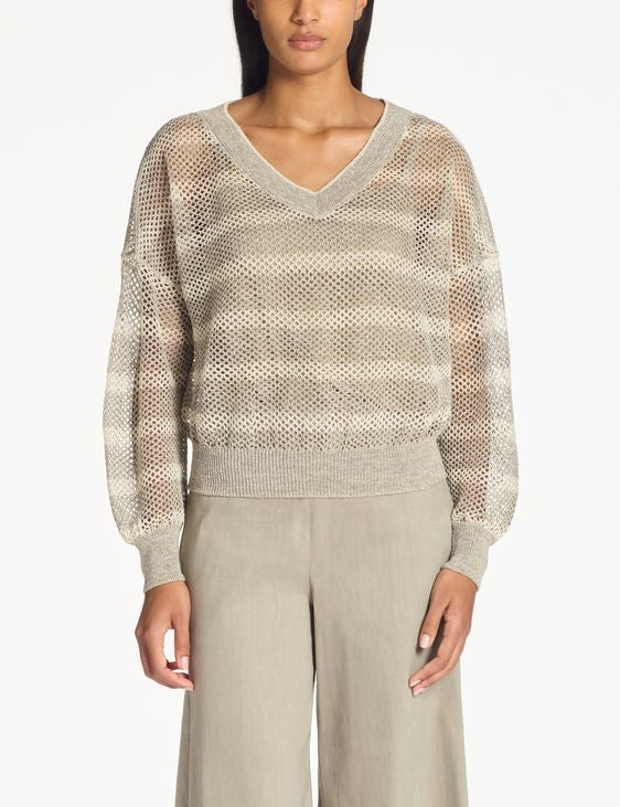 Sarah Pacini Women's Ribbed Sweater