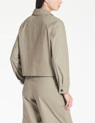 Sarah Pacini Women's Urban Safari Cropped Jacket