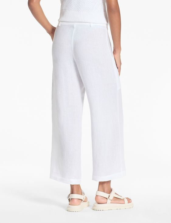 Sarah Pacini Women's Wide-Leg Linen Pant