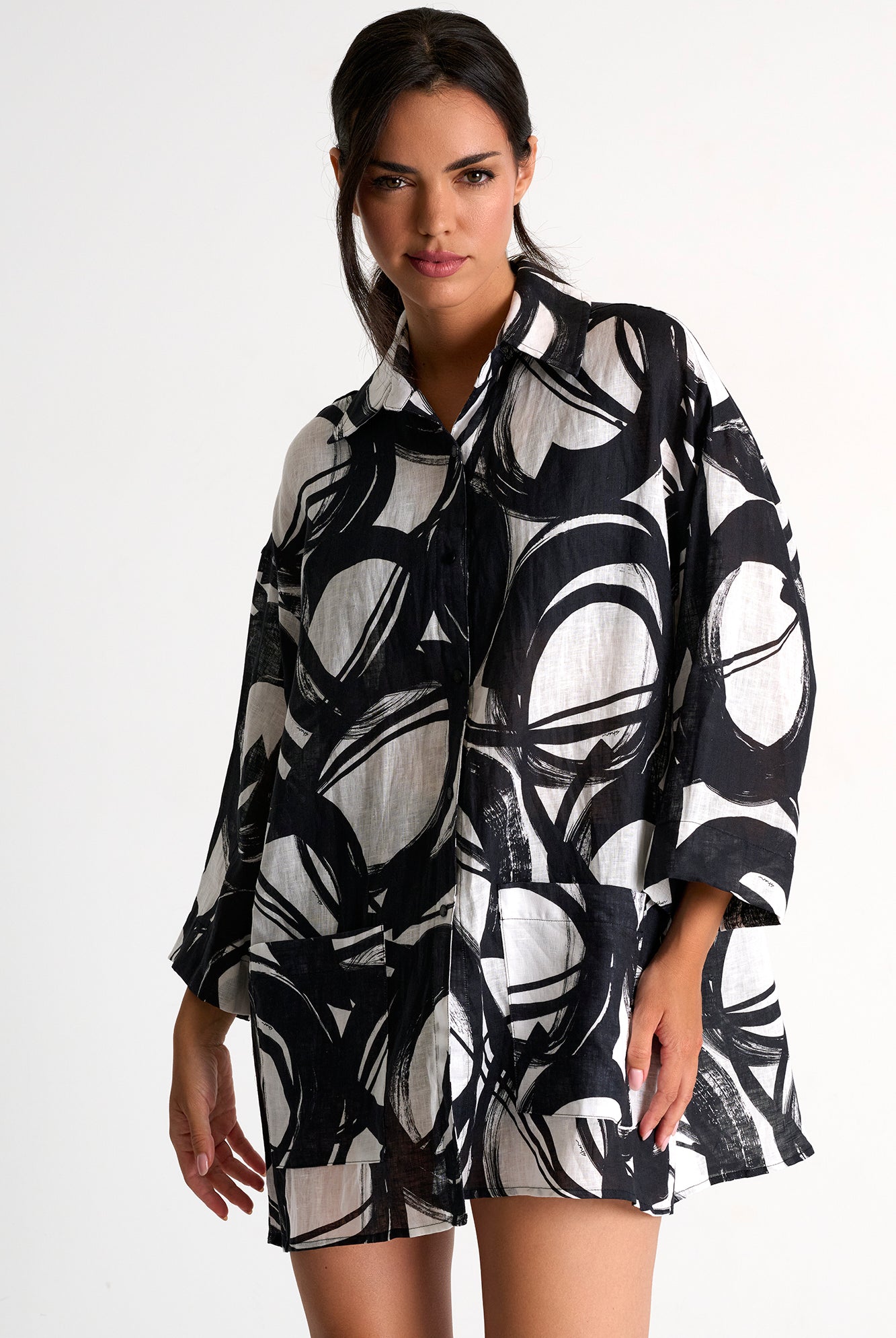 Shan Women's Linen Blouse