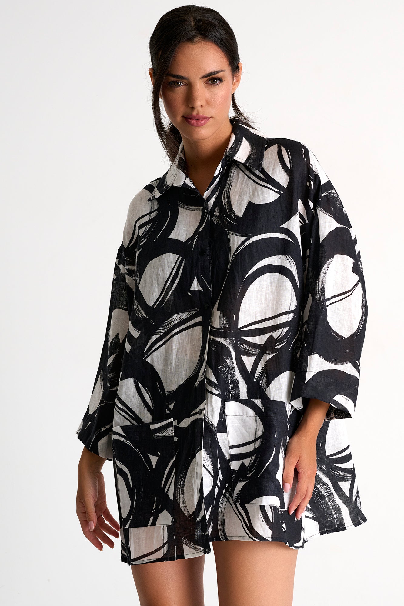 Shan Women's Linen Blouse