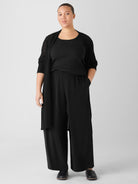 Silk Georgette Crepe Wide-Leg Pant