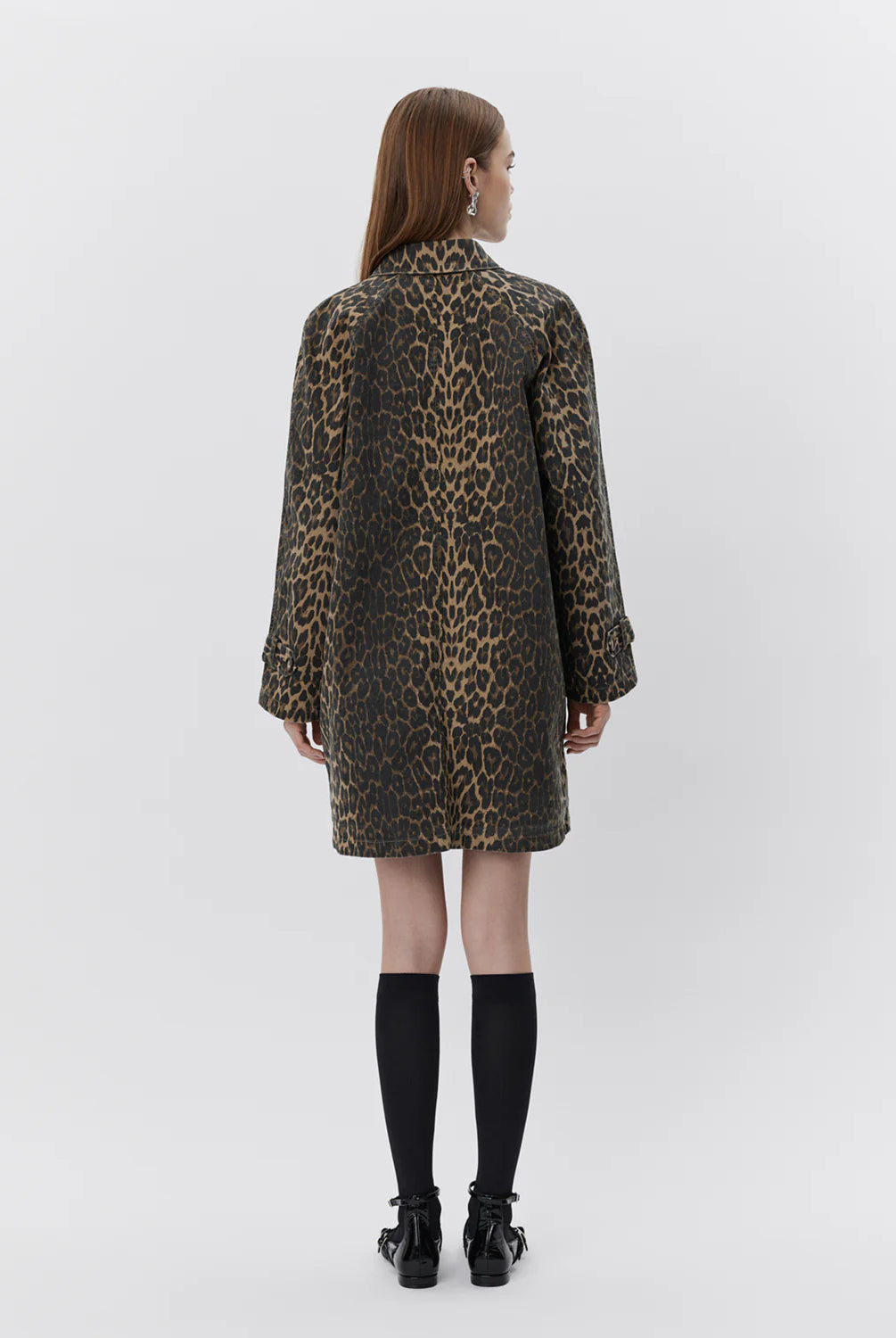 Sofie Schnoor Women's Leopard Trench Coat