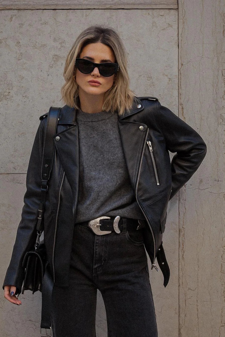 Streets Ahead Women's Leather Jordan Western Belt