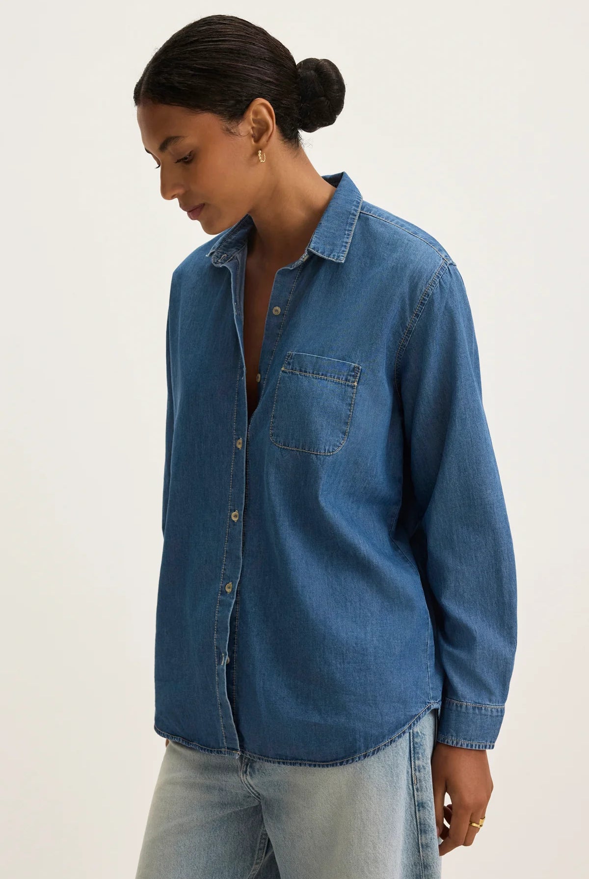 Velvet Women's Kassa Chambray Button-Up Shirt