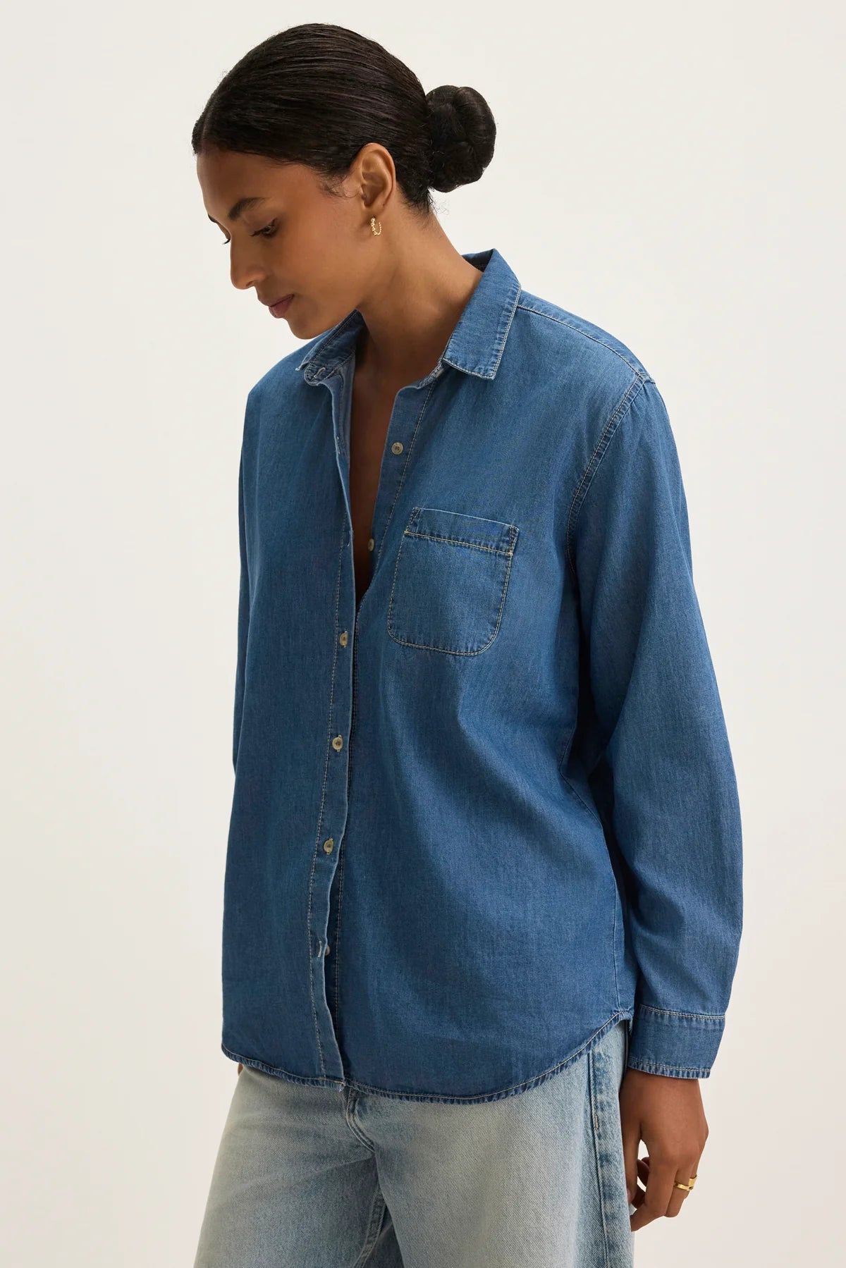 Velvet Women's Kassa Chambray Button-Up Shirt